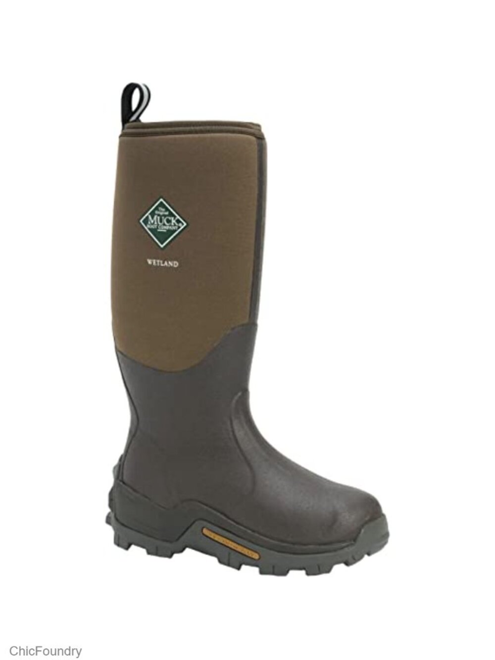 Men's Waterproof Wetland Field Boot Pull-On Insulated Tread Sole